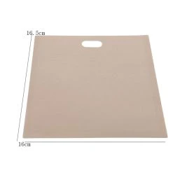 Non-Stick Teflon Toaster Bags, Reusable, Heat Resistant, Microwave BBQ Bag For Grilled Cheese Sandwiches, 10Pcs - Large -BioloMix Shop 10Pcs Non Stick Teflon Toaster Bags Size L 518050 4