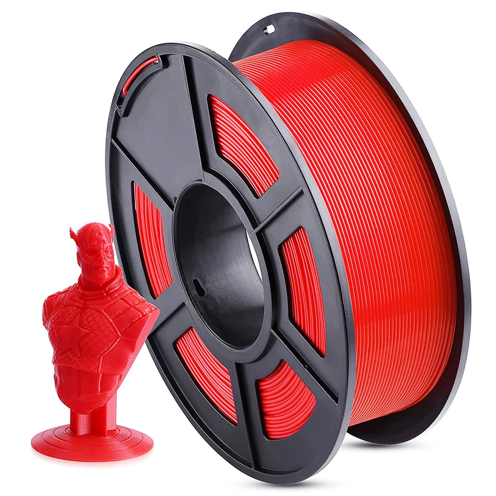 Anycubic PLA 3D Printer Filament 1.75mm Dimensional Accuracy +/- 0.02mm 1KG Spool(2.2 Lbs) - Red 3 Anycubic PLA 3D Printer Filament 1.75mm Dimensional Accuracy +/- 0.02mm 1KG Spool(2.2 Lbs) - Red