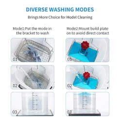 Anycubic Wash & Cure Plus Machine, Basket Washing Size 192mm*120mm*290mm, Curing Size 190mm*245mm -BioloMix Shop Anycubic Wash and Cure Plus Machine 473351 4