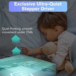 Artillery Genius Pro 3D Printer, Auto ABL Leveling, 0.4mm Volcano Nozzle, Ultra-quiet Stepper Motor, 250mm/s Moves, 220*220*250 Mm Build Volume, -BioloMix Shop Artillery Genius Pro 3D Printer 472514 4