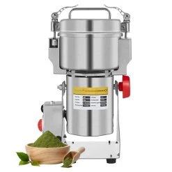 BioloMix 800g Electric Grain Grinder Mill, Spices Cereals Coffee Grinding Machine, 2500W Power, Stainless Steel Material
