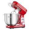 BioloMix BM601 1200W Kitchen Food Stand Mixer, Cream Egg Whisk, Cake Dough Kneader, 6L Capacity, Stainless Steel Bowl, 6-Speed, LED Display - Red -BioloMix Shop BioloMix BM601 1200W Kitchen Food Stand Mixer Red 519582 0