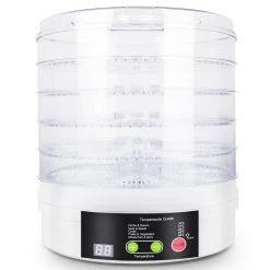 Calmdo SX770A Food Dehydrator With 5 Tier Transparent Tray Adjustable Temperature Control Dry Fruits Vegetables Meats -BioloMix Shop Calmdo SX770A Food Dehydrator 496558 2