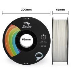 Creality Ender-PLA+ 1.75mm 3D Printing Filament, 40-100mm/s Printing Speed, 1kg - White -BioloMix Shop Creality Ender PLA 1 75mm 3D Printing Filament White 516957 5
