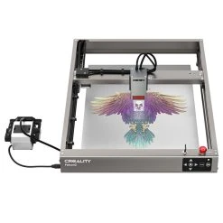 Creality Falcon2 22W Laser Engraver Cutter, Pre-assembled, Integrated Air Assist, 0.1mm Compressed Spot, 25000mm/min Engraving Speed, Triple Monitoring Systems, Offline Dynamic Preview, 400*415mm, US Plug