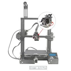 Creality Sprite Extruder Pro DIY Kit, 300 Celsius Degrees, Compatible With All Creality Ender 3 Series 3D Printers -BioloMix Shop Creality Sprite Extruder Pro Kit 300 High Temperature Printing 499800 4