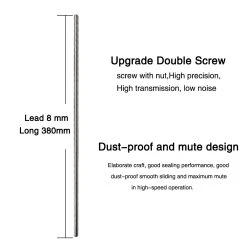 Creativity Ender 3 Double Z-Axis Upgrade Kit, 42 Stepper Motor, For Ender3 Pro/S Ender 3 V2 - Black Knight 12 Creativity Ender 3 Double Z-Axis Upgrade Kit, 42 Stepper Motor, For Ender3 Pro/S Ender 3 V2 - Black Knight -BioloMix Shop Creativity Ender3 Double Z Axis Upgrade Kit 517920 4