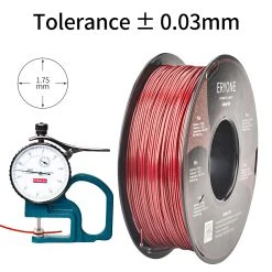 ERYONE Galaxy Sparkly Glitter PLA Filament For 3D Printer 1.75mm Tolerance 0.03mm 1KG(2.2LBS)/Spool - Red -BioloMix Shop ERYONE Galaxy Sparkly Glitter PLA Filament 498432 3