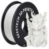 Geeetech ABS Filament For 3D Printer, 1.75mm Dimensional Accuracy +/- 0.03mm 1kg Spool (2.2 Lbs) - White