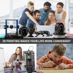 Geeetech ABS Filament For 3D Printer, 1.75mm Dimensional Accuracy +/- 0.03mm 1kg Spool (2.2 Lbs) - White -BioloMix Shop Geeetech ABS Filament for 3D Printer White 518769 4