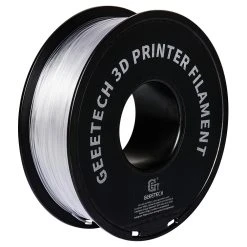 Geeetech PETG Filament For 3D Printer, 1.75mm Tolerance +/- 0.03mm 1kg Spool (2.2 Lbs) - Transparent -BioloMix Shop Geeetech PETG Filament for 3D Printer Transparent 519270 2