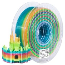 Geeetech PLA Filament For 3D Printer, 1.75mm Dimensional Accuracy +/- 0.03mm 1kg Spool (2.2 Lbs) - Multicolor