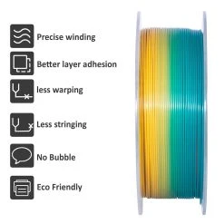 Geeetech PLA Filament For 3D Printer, 1.75mm Dimensional Accuracy +/- 0.03mm 1kg Spool (2.2 Lbs) - Multicolor 12 Geeetech PLA Filament For 3D Printer, 1.75mm Dimensional Accuracy +/- 0.03mm 1kg Spool (2.2 Lbs) - Multicolor -BioloMix Shop Geeetech PLA Filament for 3D Printer Multicolor 519272 4