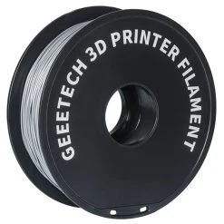 Geeetech PLA Filament For 3D Printer, 1.75mm Dimensional Accuracy +/- 0.03mm 1kg Spool (2.2 Lbs) - Silver -BioloMix Shop Geeetech PLA Filament for 3D Printer Silver 519110 5