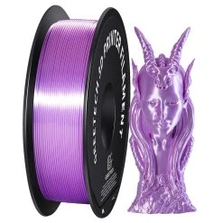 Geeetech Silk PLA Filament For 3D Printer, 1.75mm Dimensional Accuracy +/- 0.03mm 1kg Spool (2.2 Lbs) - Purple 9 Geeetech Silk PLA Filament For 3D Printer, 1.75mm Dimensional Accuracy +/- 0.03mm 1kg Spool (2.2 Lbs) - Purple -BioloMix Shop Geeetech Silk PLA Filament for 3D Printer Purple 518563 1
