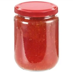 Glass Jam Jars With Red Lid 96 Pcs 230 Ml 10 Glass Jam Jars With Red Lid 96 Pcs 230 Ml -BioloMix Shop Glass Jam Jars with Red Lid 96 pcs 230 ml 486473 2