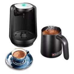HiBREW H9 480W Automatic Turkish Coffee Machine, 250ml Electric Pot Ground Coffee Maker With LED Indicator