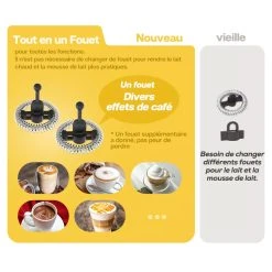 HiBREW M1A 450W Milk Frother Foaming Machine, Chocolate Mixer Cold/Hot Latte Cappuccino, Fully Auto Milk Warmer - Black -BioloMix Shop HiBREW M1A 450W Milk Frother Foaming Machine Black 508965 4