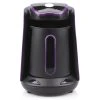 Household 600W Automatic Turkish Coffee Boiler, Cordless Electric Coffee Pot, Portable Travel Coffee Maker - Purple -BioloMix Shop Household 600W Automatic Turkish Coffee Boiler Purple and Black 514023 0