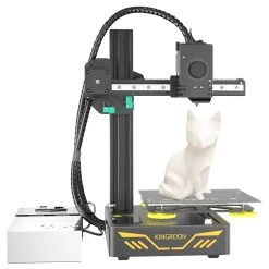 KINGROON KP3S 3D Printer, Titan Extruder, Double Aluminum Linear Guide Rails, Double Cooling Fans, Easy Assembley,180*180*180mm -BioloMix Shop KINGROON KP3S 3D Printer EU Plug 508691 2