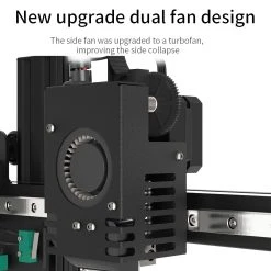 KINGROON KP3S 3D Printer, Titan Extruder, Double Aluminum Linear Guide Rails, Double Cooling Fans, Easy Assembley,180*180*180mm -BioloMix Shop KINGROON KP3S 3D Printer US Plug 501489 3