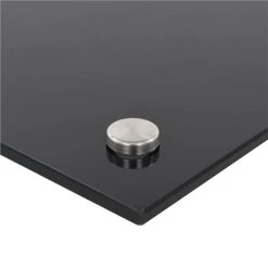 Kitchen Backsplash Black 70x60 Cm Tempered Glass -BioloMix Shop Kitchen Backsplash Black 70x60 cm Tempered Glass 448026 5