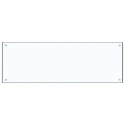 Kitchen Backsplash Transparent 120x40 Cm Tempered Glass -BioloMix Shop Kitchen Backsplash Transparent 120x40 cm Tempered Glass 429254 2