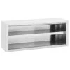 Kitchen Wall Cabinet 120x40x50 Cm Stainless Steel 2 Kitchen Wall Cabinet 120x40x50 Cm Stainless Steel -BioloMix Shop Kitchen Wall Cabinet 120x40x50 cm Stainless Steel 457322 0