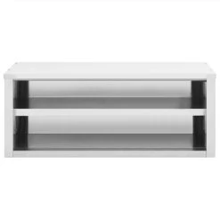 Kitchen Wall Cabinet 120x40x50 Cm Stainless Steel -BioloMix Shop Kitchen Wall Cabinet 120x40x50 cm Stainless Steel 457322 2