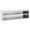 Kitchen Wall Cabinet 150x40x50 Cm Stainless Steel -BioloMix Shop Kitchen Wall Cabinet 150x40x50 cm Stainless Steel 457316 0