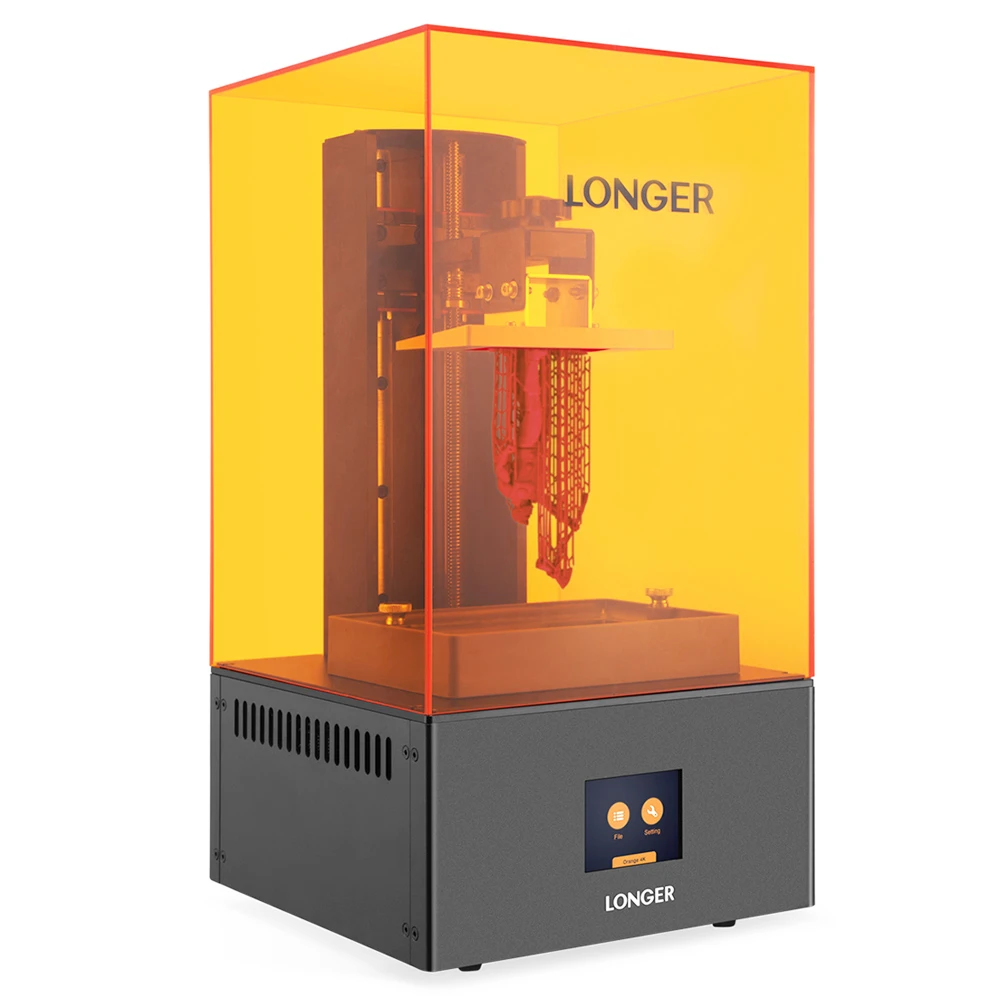 LONGER Orange 4K Resin 3D Printer, 10.5/31.5um Resolution, Parallel UV Lighting, Dual Z-Axis, Liner Guide, 118*66*190mm 4 LONGER Orange 4K Resin 3D Printer, 10.5/31.5um Resolution, Parallel UV Lighting, Dual Z-Axis, Liner Guide, 118*66*190mm - Image 2