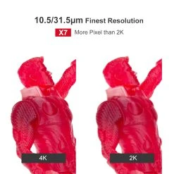 LONGER Orange 4K Resin 3D Printer, 10.5/31.5um Resolution, Parallel UV Lighting, Dual Z-Axis, Liner Guide, 118*66*190mm 13 LONGER Orange 4K Resin 3D Printer, 10.5/31.5um Resolution, Parallel UV Lighting, Dual Z-Axis, Liner Guide, 118*66*190mm -BioloMix Shop LONGER Orange 4K Resin 3D Printer 480434 5