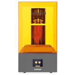 LONGER Orange 4K Resin 3D Printer, 10.5/31.5um Resolution, Parallel UV Lighting, Dual Z-Axis, Liner Guide, 118*66*190mm