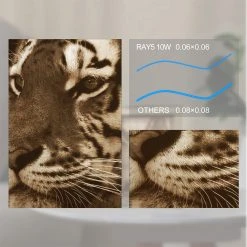 LONGER RAY5 10W Laser Engraver, 0.06x0.06mm Laser Spot, Touch Screen, Offline Carving, 32-Bit Chipset, WiFi Connection, Working Area 400x400mm -BioloMix Shop LONGER RAY5 10W Laser Engraver US Plug 509067 4