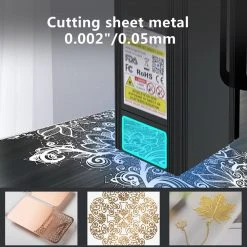 LONGER RAY5 20W Laser Engraver Cutter, Fixed Focus, 0.08*0.1mm Laser Spot, Color Touchscreen, 32-Bit Chipset, Support APP Connection, Working Area 375*375mm -BioloMix Shop LONGER RAY5 20W Laser Engraver 519241 5