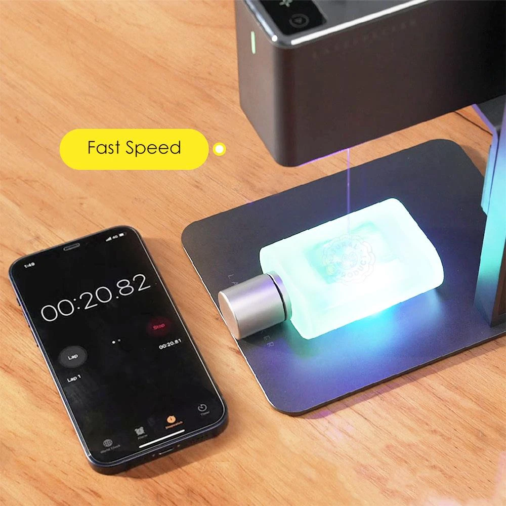 LaserPecker 2 Pro Handheld Laser Engraver Cutter With Auxiliary Booster, US Plug 7 LaserPecker 2 Pro Handheld Laser Engraver Cutter With Auxiliary Booster, US Plug - Image 5