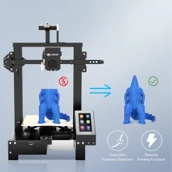 Longer LK4 X 3D Printer, Auto Leveling, 0.1mm Accuracy, 180mm/s Speed, 95% Pre-Assembled, Resume Printing, 32-Bit Open Source, 220x220x250mm -BioloMix Shop Longer LK4 X 3D Printer 518222 5