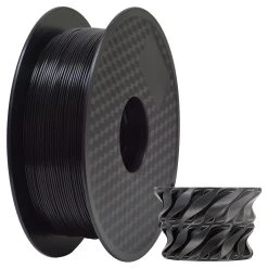 Makibes 3D Printer 1Kg PLA Filament 1.75mm 2.2LBS Per Spool 3D Printing Material - Black