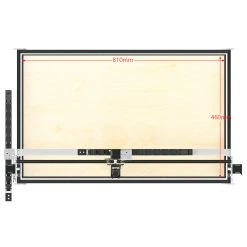 NEJE 3 MAX 5.5W Laser Engraver Cutter, E30130 Laser Module, 0.04*0.04mm Compressed Spot, Built-in Air Assist, NEJE WIN Software, Android IOS App Control, Engraving Size 460*810mm, Expandable To 810*1030mm -BioloMix Shop NEJE 3 MAX E30130 Portable Laser Engraving Machine 498214 2