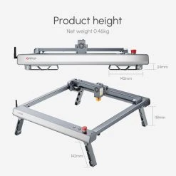 ORTUR FFT1.0 Foldable Feet For ORTUR Laser Master 3 Laser Engraver, 4Pcs -BioloMix Shop ORTUR FFT1 0 Foldable Feet 515959 5