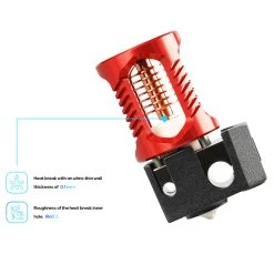 Phaetus X Voron HF Hotend, Thermal Insulation, 500 Celsius Degrees Temperature Resistance, For Normal 3D Printers, Compatible With PLA, ABS, PETG, TPU, PP, PC, Nylon, PEEK, PEI And Composite Materials -BioloMix Shop Phaetus Dragon Hotend HF 498501 1