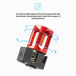 Phaetus X Voron HF Hotend, Thermal Insulation, 500 Celsius Degrees Temperature Resistance, For Normal 3D Printers, Compatible With PLA, ABS, PETG, TPU, PP, PC, Nylon, PEEK, PEI And Composite Materials -BioloMix Shop Phaetus Dragon Hotend HF 498501 2