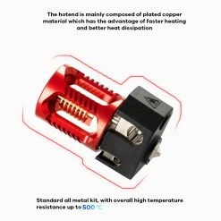Phaetus X Voron HF Hotend, Thermal Insulation, 500 Celsius Degrees Temperature Resistance, For Normal 3D Printers, Compatible With PLA, ABS, PETG, TPU, PP, PC, Nylon, PEEK, PEI And Composite Materials -BioloMix Shop Phaetus Dragon Hotend HF 498501 4