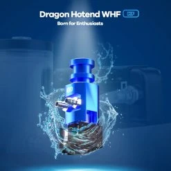 Phaetus Dragon WHF Hotend, Water Circulation Heat Dissipation, 500 Celsius Degrees Temperature Resistance, For Normal 3D Printers, Compatible With All Consumable PLA/ABS/ PETG/TPU/PP/PC/Nylon/PEEK/PEI And Composite Materials -BioloMix Shop Phaetus Dragon Water Hotend WHF 498504 1