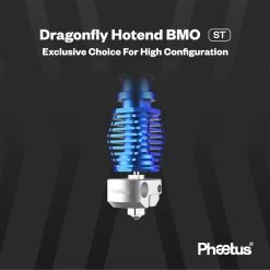 Phaetus Dragonfly BMO ST Hotend, 500 Celsius Degrees Temperature Resistance, Compatible With All V6 Hotend Interfaces Prusa I3 MK3/MK3S Titan BMG Extruders, Black -BioloMix Shop Phaetus Dragonfly HOTEND BMO ST 499268 2