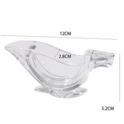 Portable Transparent Manual Lemon Juicer, Acrylic Manual Lemon Slice Squeezer, Bird Shape Hand Fruit Juicer -BioloMix Shop Portable Transparent Manual Lemon Juicer 518089 3