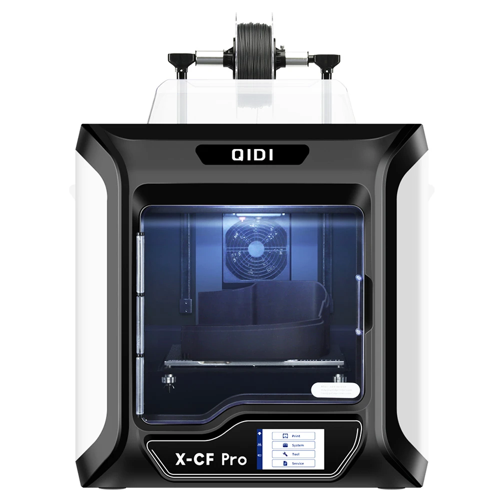QIDI TECH X-CF Pro Carbon Fiber Nylon 3D Printer, Auto Leveling, Dual Z Axis, TMC2209 Driver, PEI Plate 4 QIDI TECH X-CF Pro Carbon Fiber Nylon 3D Printer, Auto Leveling, Dual Z Axis, TMC2209 Driver, PEI Plate - Image 2