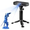 Revopoint MINI 3D Scanner, 0.02mm Precision, 0.05mm Point Distance, 10fps Scan Speed, Dual Axis Turntable -BioloMix Shop Revopoint MINI 3D Scanner Blue Light Precision 0 02mm AU 517367 0