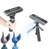 Revopoint POP 2 3D Scanner Premium Edition, Handheld And Turnable 2 In 1, 0.1mm Accuracy, 0.15mm Point Distance, 10Hz FPS, 6DoF Gyro, Color Effect, 5000 MA Power Bank, Compatible With IOS Android Windows