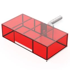 SCULPFUN Laser Engraver Smoke Exhaust Box, 1440*720*360mm, 10000r/min High Speed Fan